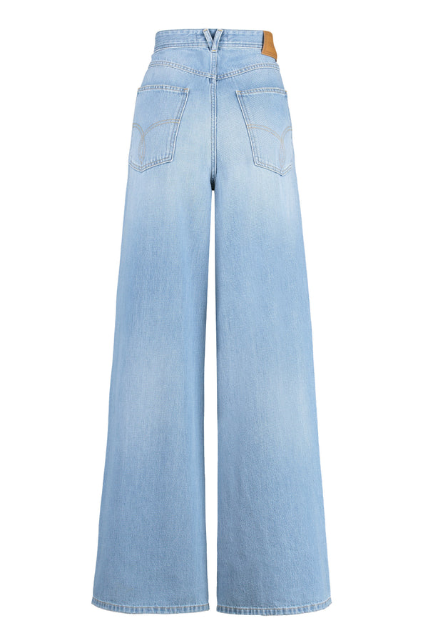 High-waist wide-leg jeans-1